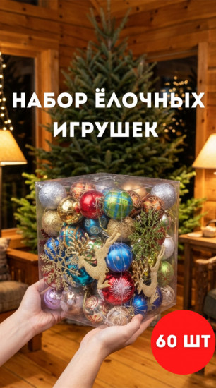 Набор ёлочных игрушек