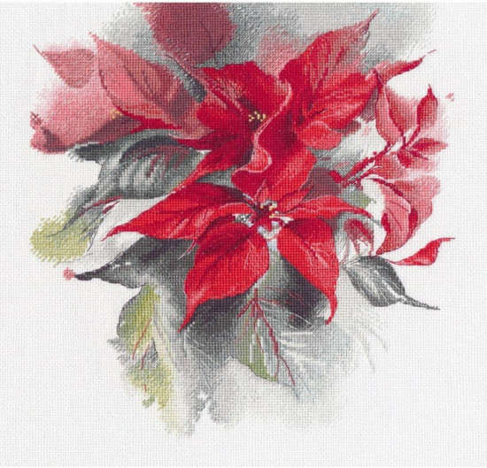 Набор для вышивания «Пуансеттия»