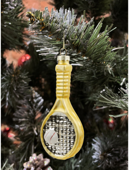 Игрушка ёлочная «Ракетка с мячиком»