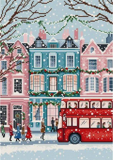 Набор для вышивания «Лондонский снегопад»