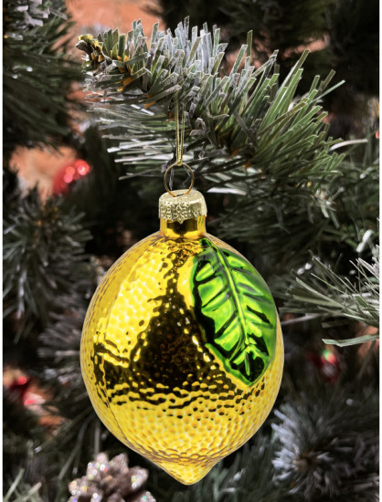 Игрушка ёлочная «Лимончик»