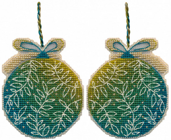 Набор для вышивания «Зелёный шар»