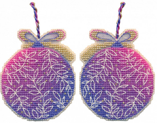 Набор для вышивания «Сиреневый шар»