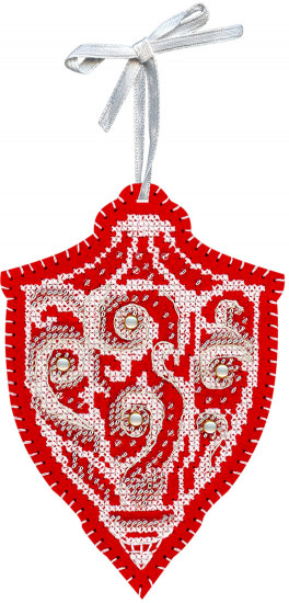 Набор для вышивания на перфорированном фетре «Фонарик»