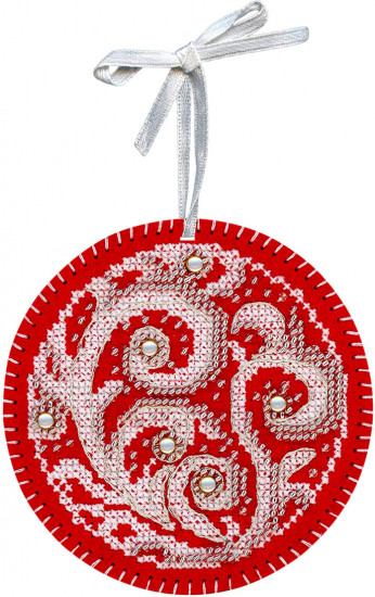 Набор для вышивания на перфорированном фетре «Шар»