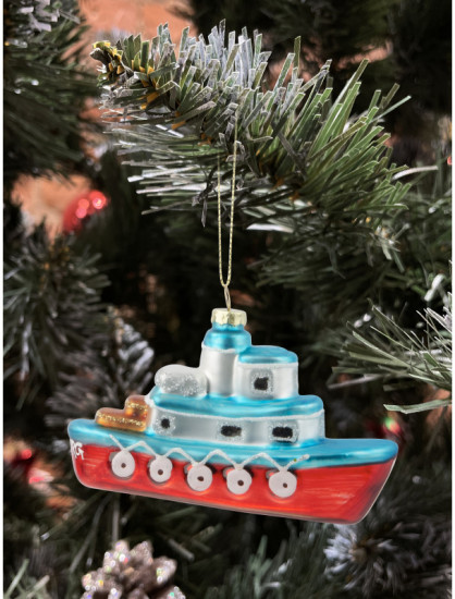 Игрушка ёлочная «Пароход»