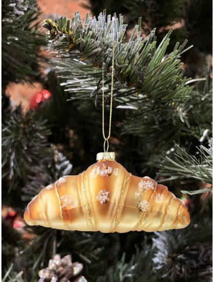 Игрушка ёлочная «Круассан»