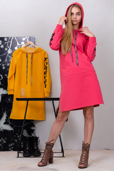 Платье-толстовка женское