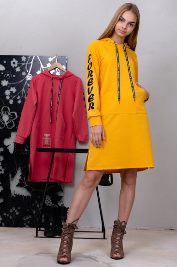 Платье-толстовка женское