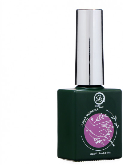 Гель-лак для ногтей трехфазный, оттенок Черный