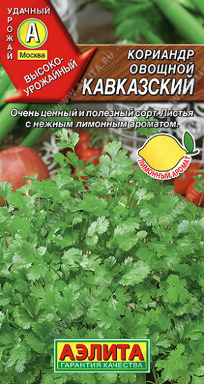 Семена кориандра овощного «Кавказский»