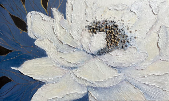 Картина интерьерная «Белый пион»