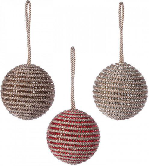 Набор ёлочных украшений «Rustic diamonds»