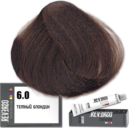Крем-краска для волос «Reverso Hair Color», оттенок 6.0 Темный блондин