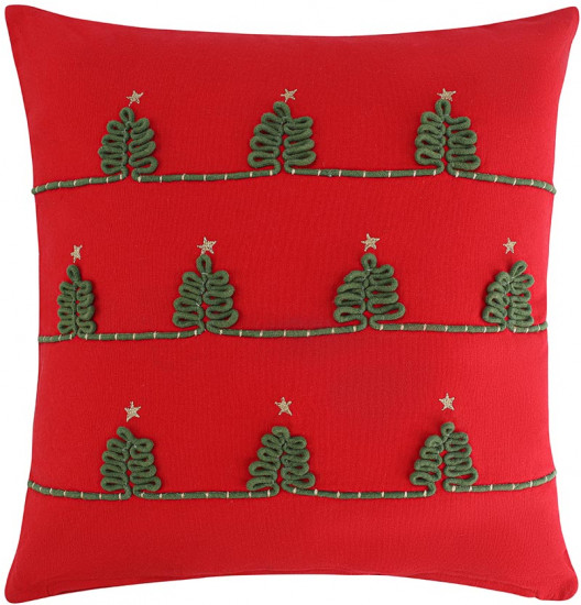 Чехол на подушку «Christmas forest»