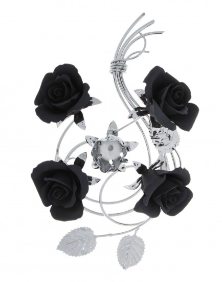 Подсвечник «Black Flowers»