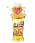 Бокал с соломинкой «Лунтик и его друзья», желтый