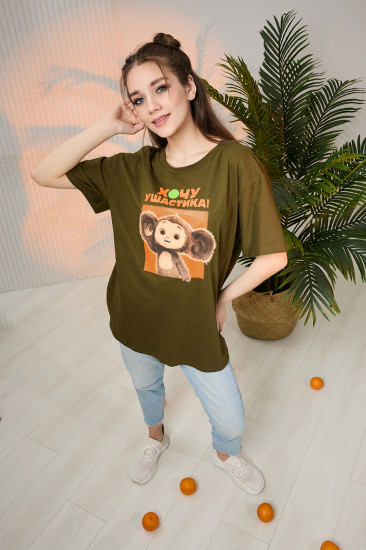 Футболка женская «Чебурашка»