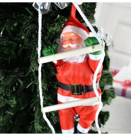 Набор игрушек елочных «Дед Мороз на лестнице»