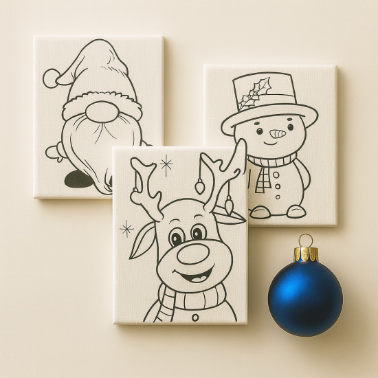 Набор раскрасок на магните «Новый год»