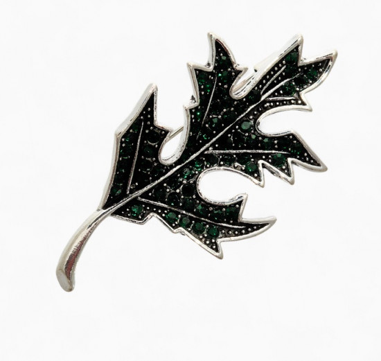 Брошь «Лист одуванчика»