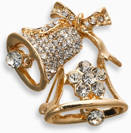 Брошь «Колокольчики»