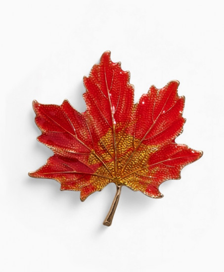 Брошь «Лист осенний»