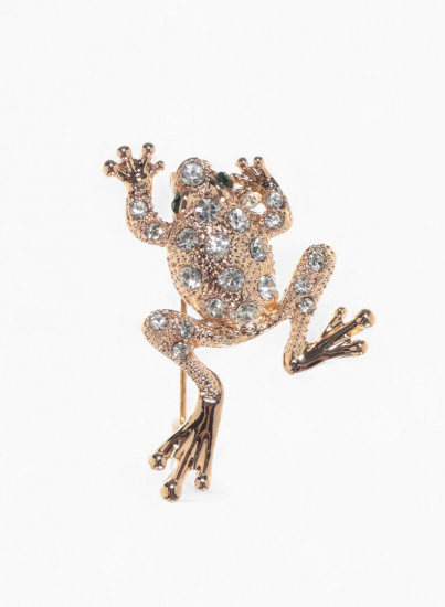 Брошь «Лягушка»
