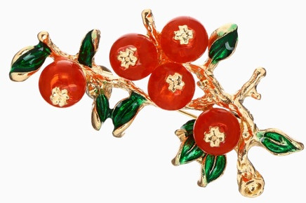 Брошь «Рябина»