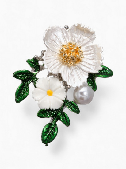 Брошь «Цветы»