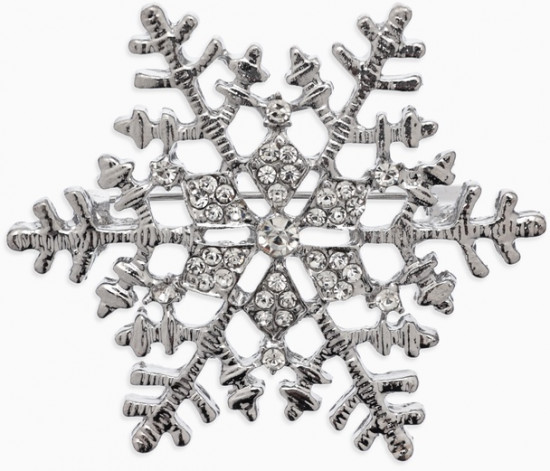 Брошь «Снежинка»