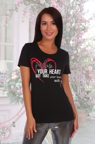 Футболка женская «Сердце»