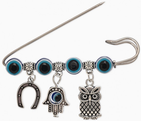 Булавка-оберег «Сова от сглаза»