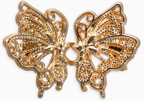 Зажим для кардигана «Ажур. Бабочка»