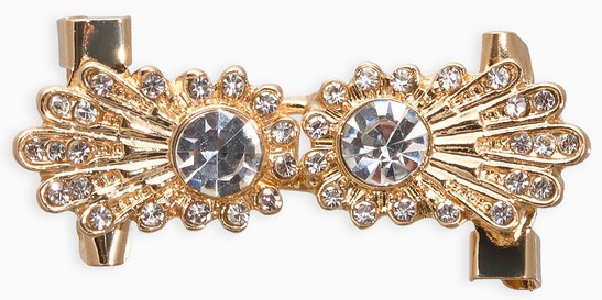 Зажим для кардигана «Ажур. Астра»