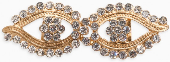 Зажим для кардигана «Ажур. Глазки»