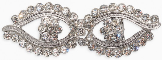 Зажим для кардигана «Ажур. Глазки»