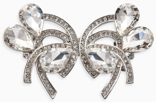 Зажим для кардигана «Ажур. Капельки»