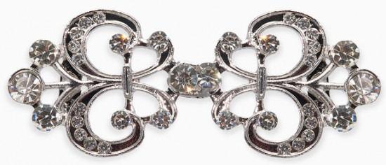 Зажим для кардигана «Ажур. Лилия»