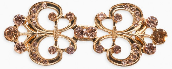 Зажим для кардигана «Ажур. Лилия»