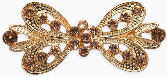 Зажим для кардигана «Ажур. Тюльпан»