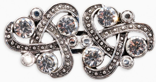 Зажим для кардигана «Ажур. Узел»