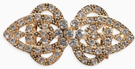 Зажим для кардигана «Ажур. Шип»