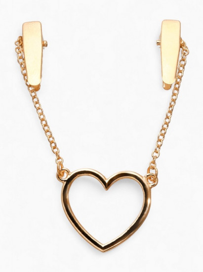 Зажим для кардигана «Сердечко»