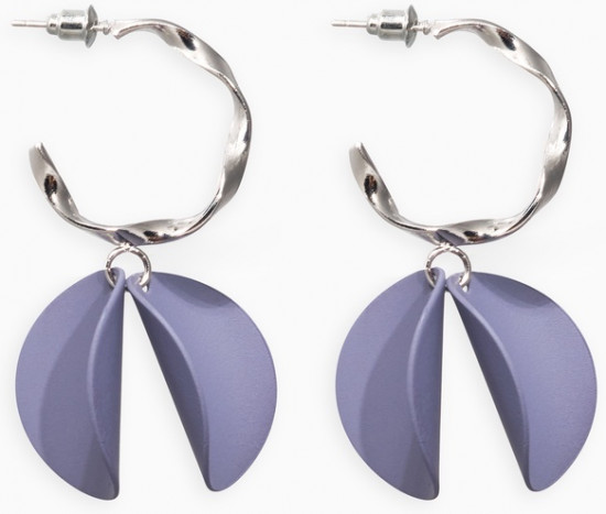 Серьги «Лепесточки на кольце»