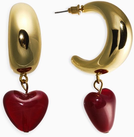 Серьги «Новый стиль. Сердечки»