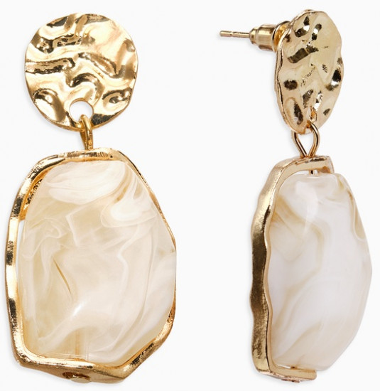 Серьги «Стиль камня»