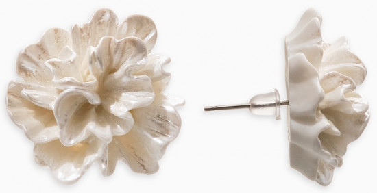 Серьги «Цветок бархатец»