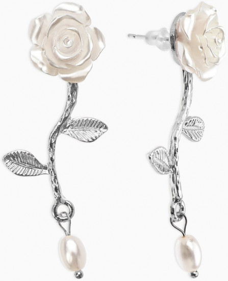 Серьги «Цветок розы»