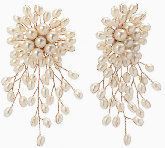 Серьги «Россыпь в цветке»